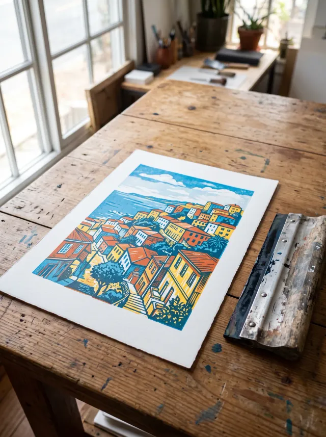 Serigrafía «Valparaíso»